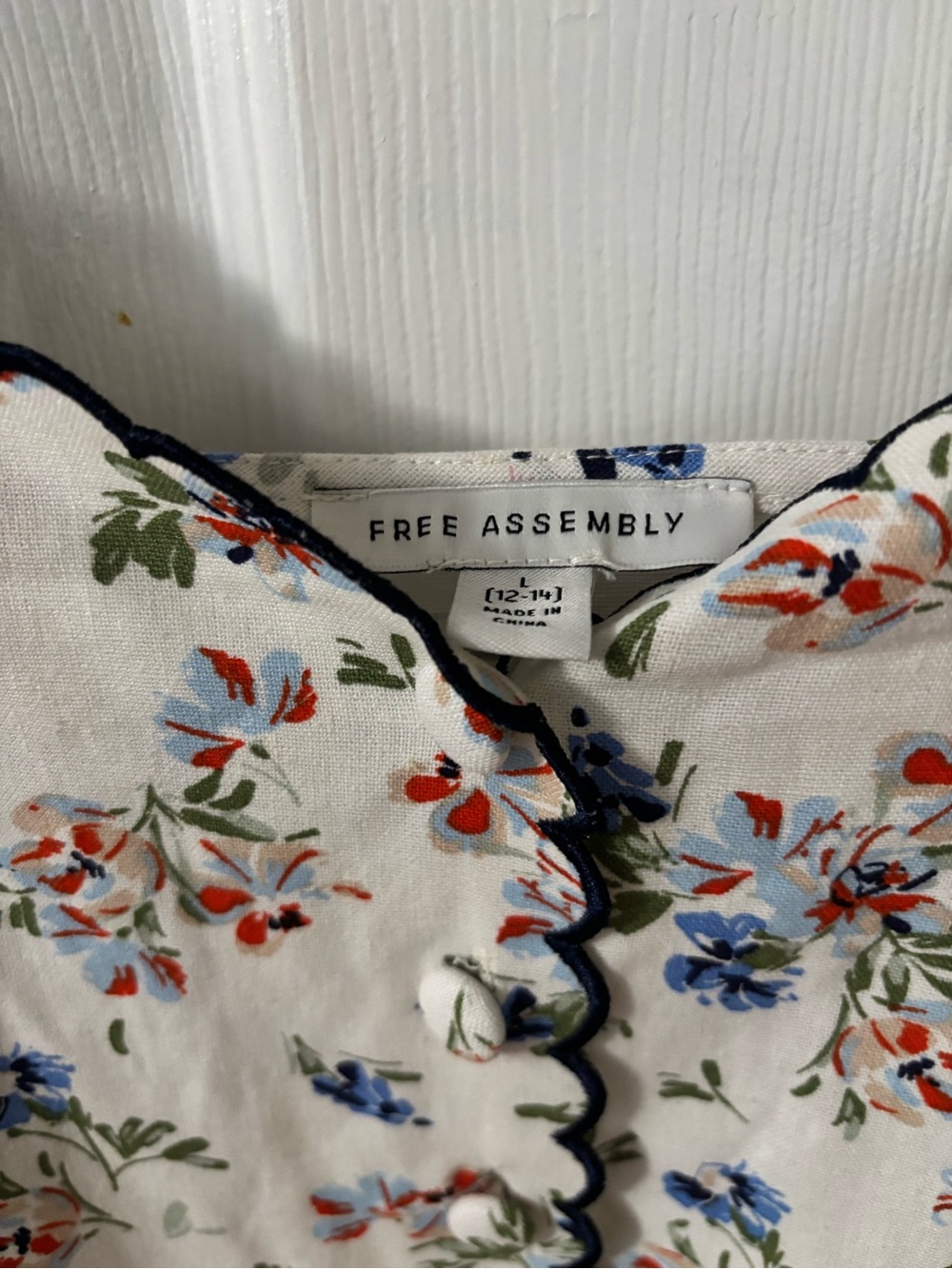 Free Assembly Floral Spaghetti-Strap Midi Dress in White - Picture 10 of 11